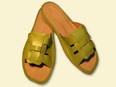 pantoufles régionales produits chaussures orthopédiques cuir véritable Pologne