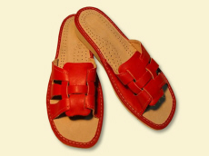 pantoufles régionales produits chaussures orthopédiques cuir véritable Pologne