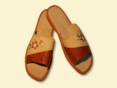 pantoufles régionales produits chaussures orthopédiques cuir véritable Pologne
