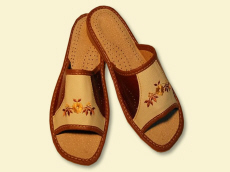pantoufles régionales produits chaussures orthopédiques cuir véritable Pologne