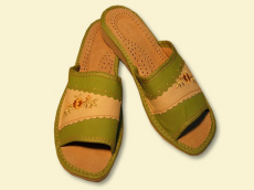 pantoufles régionales produits chaussures orthopédiques cuir véritable Pologne