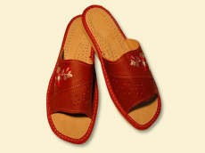 pantoufles régionales produits chaussures orthopédiques cuir véritable Pologne