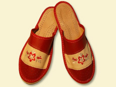 pantoufles régionales produits chaussures orthopédiques cuir véritable Pologne