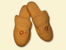 pantoufles régionales produits chaussures orthopédiques cuir véritable Pologne