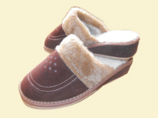 pantoufles régionales produits chaussures orthopédiques cuir véritable Pologne
