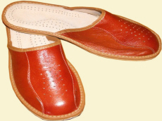 pantoufles régionales produits chaussures orthopédiques cuir véritable Pologne