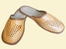 pantoufles régionales produits chaussures orthopédiques cuir véritable Pologne