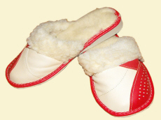 pantoufles régionales produits chaussures orthopédiques cuir véritable Pologne