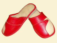 pantoufles régionales produits chaussures orthopédiques cuir véritable Pologne