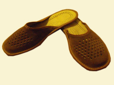 pantoufles régionales produits chaussures orthopédiques cuir véritable Pologne