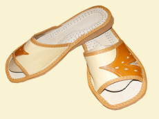pantoufles régionales produits chaussures orthopédiques cuir véritable Pologne